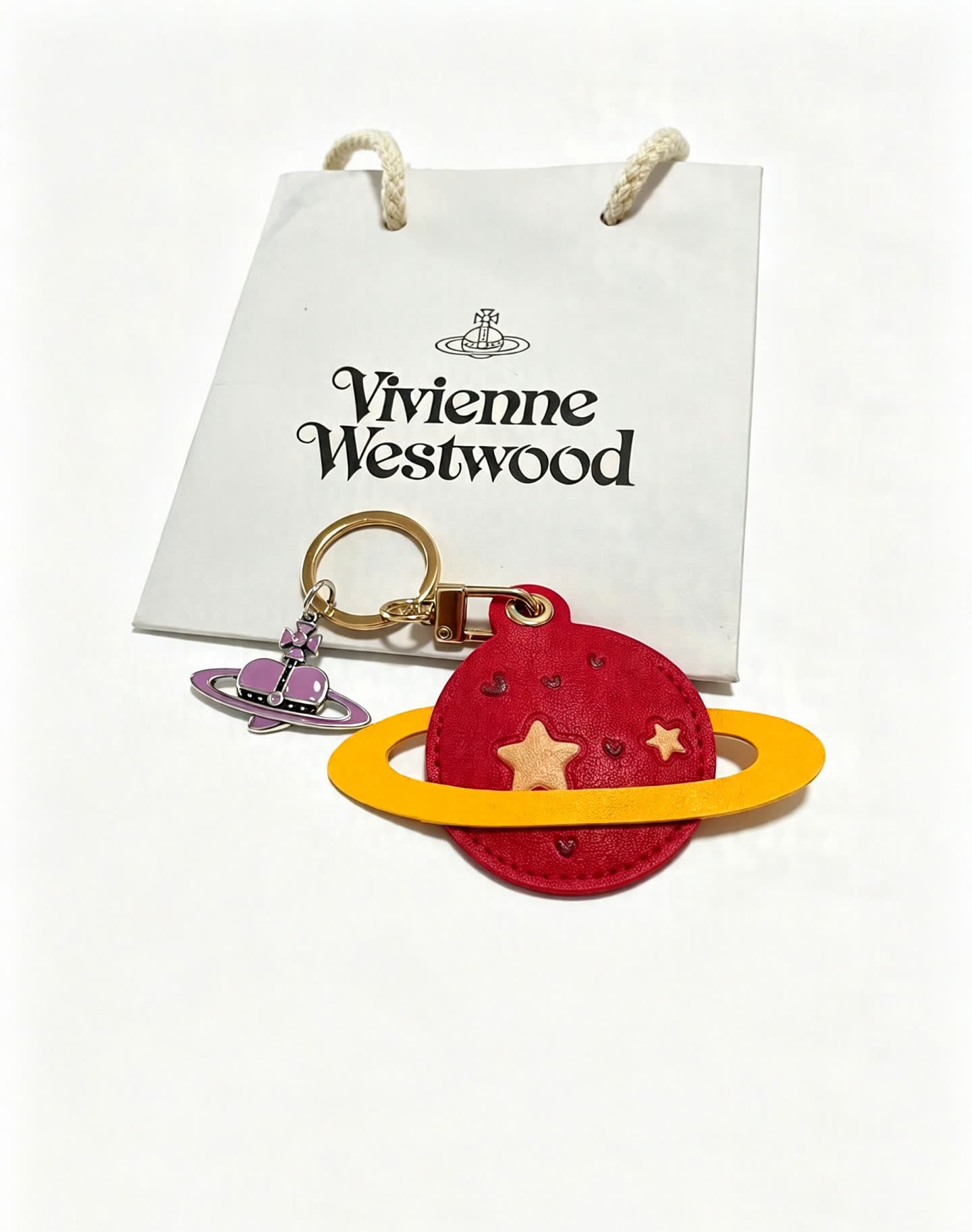 Vivienne Westwood Saturn Keychain